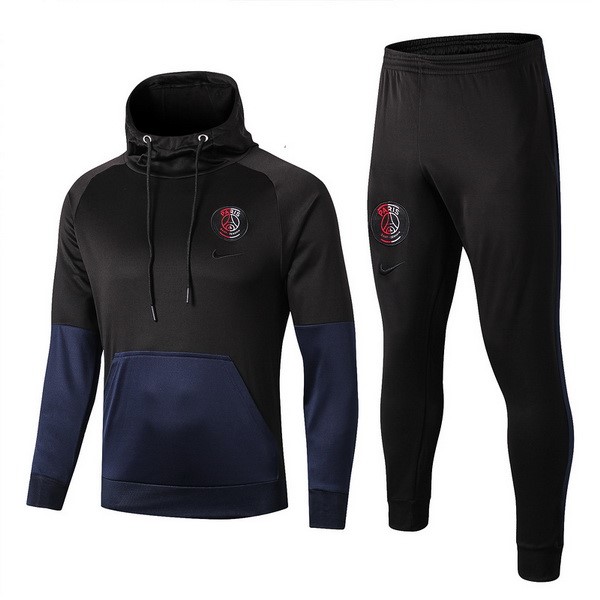 Trainingsanzug Paris Saint Germain 2019-20 Schwarz Blau